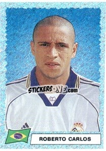 Sticker Roberto Carlos - Super Football 99 n. E - Panini