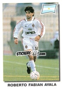 Cromo Roberto Fabian Ayala - Super Football 99 - Panini