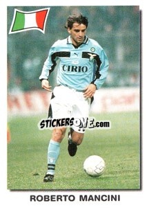 Sticker Roberto Mancini - Super Football 99 n. 132 - Panini