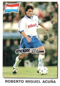 Sticker Roberto Miguel Acuna - Super Football 99 n. 108 - Panini