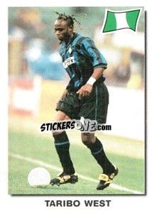 Sticker Taribo West - Super Football 99 - Panini