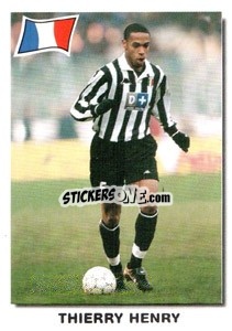 Sticker Thierry Henry - Super Football 99 n. 177 - Panini