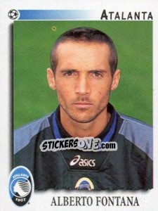 Sticker Alberto Fontana - Calciatori 1997-1998 n. 4 - Panini