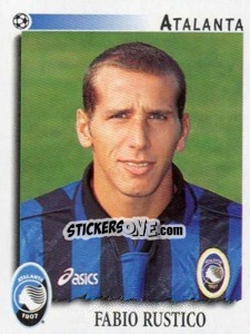 Sticker Fabio Rustico - Calciatori 1997-1998 n. 5 - Panini