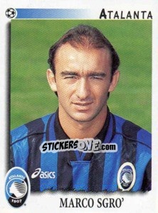 Sticker Marco Sgro' - Calciatori 1997-1998 n. 15 - Panini
