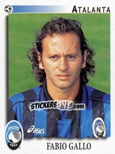 Sticker Fabio Gallo - Calciatori 1997-1998 - Panini