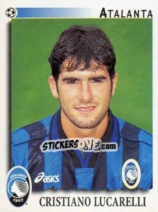 Sticker Cristiano Lucarelli - Calciatori 1997-1998 - Panini