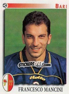Sticker Francesco Mancini - Calciatori 1997-1998 n. 25 - Panini