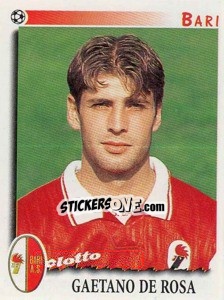 Sticker Gaetano de Rosa - Calciatori 1997-1998 n. 26 - Panini