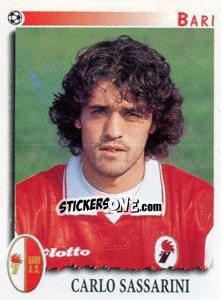 Sticker Carlo Sassarini - Calciatori 1997-1998 - Panini