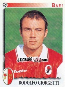 Sticker Rodolfo Giorgetti - Calciatori 1997-1998 n. 32 - Panini