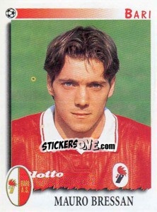 Sticker Mauro Bressan - Calciatori 1997-1998 n. 34 - Panini