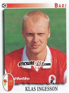 Sticker Klas Ingesson - Calciatori 1997-1998 - Panini