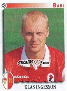 Sticker Klas Ingesson - Calciatori 1997-1998 n. 35 - Panini