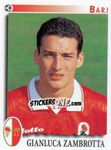 Sticker Gianluca Zambrotta - Calciatori 1997-1998 n. 38 - Panini
