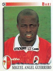 Sticker Miguel Angel Guerrero - Calciatori 1997-1998 n. 40 - Panini