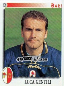 Sticker Luca Gentili - Calciatori 1997-1998 - Panini