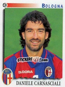 Sticker Daniele Carnasciali - Calciatori 1997-1998 n. 47 - Panini