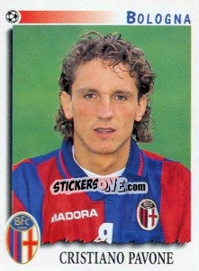 Sticker Cristiano Pavone - Calciatori 1997-1998 - Panini