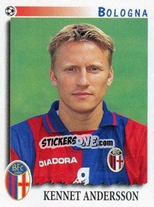 Sticker Kennet Andersson - Calciatori 1997-1998 n. 59 - Panini