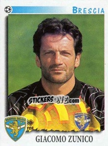 Sticker Giacomo Zunico - Calciatori 1997-1998 - Panini