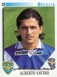 Sticker Alberto Savino - Calciatori 1997-1998 - Panini
