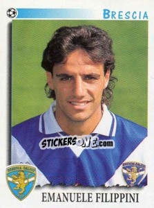 Sticker Emanuele Filippini - Calciatori 1997-1998 n. 73 - Panini