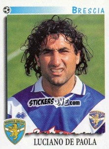 Figurina Luciano de Paola - Calciatori 1997-1998 - Panini