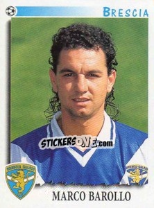 Sticker Marco Barollo - Calciatori 1997-1998 n. 79 - Panini