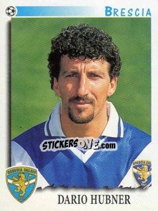 Sticker Dario Hubner - Calciatori 1997-1998 n. 82 - Panini