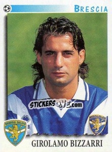 Sticker Girolamo Bizzarri - Calciatori 1997-1998 - Panini