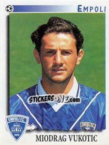 Sticker Miodrag Vukotic - Calciatori 1997-1998 n. 93 - Panini
