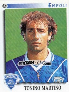 Sticker Tonino Martino - Calciatori 1997-1998 n. 95 - Panini