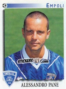 Sticker Alessandro Pane - Calciatori 1997-1998 - Panini