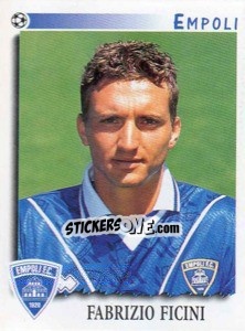 Sticker Fabrizio Ficini - Calciatori 1997-1998 n. 97 - Panini