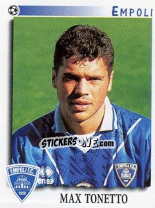 Sticker Max Tonetto - Calciatori 1997-1998 n. 99 - Panini