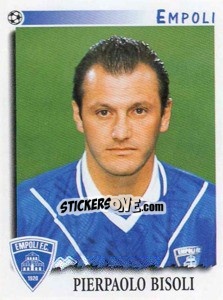 Sticker Pierpaolo Bisoli - Calciatori 1997-1998 - Panini