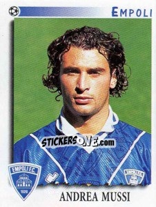 Sticker Andrea Mussi - Calciatori 1997-1998 - Panini