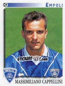 Figurina Massimiliano Cappellini - Calciatori 1997-1998 - Panini