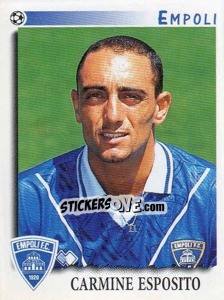 Sticker Carmine Esposito - Calciatori 1997-1998 - Panini