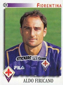 Sticker Aldo Firicano - Calciatori 1997-1998 n. 111 - Panini