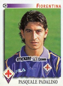 Sticker Pasquale Padalino - Calciatori 1997-1998 - Panini