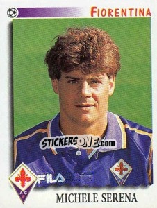 Cromo Michele Serena - Calciatori 1997-1998 - Panini