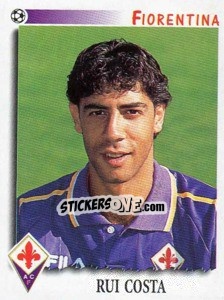 Sticker Rui Costa - Calciatori 1997-1998 n. 120 - Panini