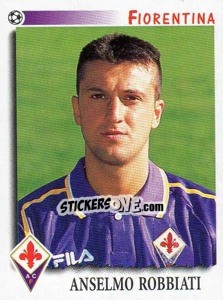 Sticker Anselmo Robbiati - Calciatori 1997-1998 - Panini