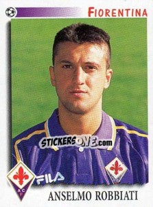 Sticker Anselmo Robbiati - Calciatori 1997-1998 n. 122 - Panini