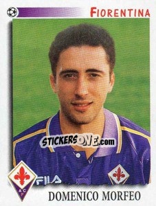 Sticker Domenico Morfeo - Calciatori 1997-1998 n. 123 - Panini
