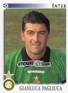 Sticker Gianluca Pagliuca - Calciatori 1997-1998 n. 130 - Panini