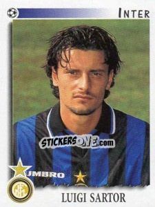 Sticker Luigi Sartor - Calciatori 1997-1998 - Panini