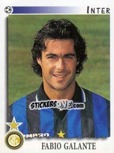 Sticker Fabio Galante - Calciatori 1997-1998 n. 133 - Panini